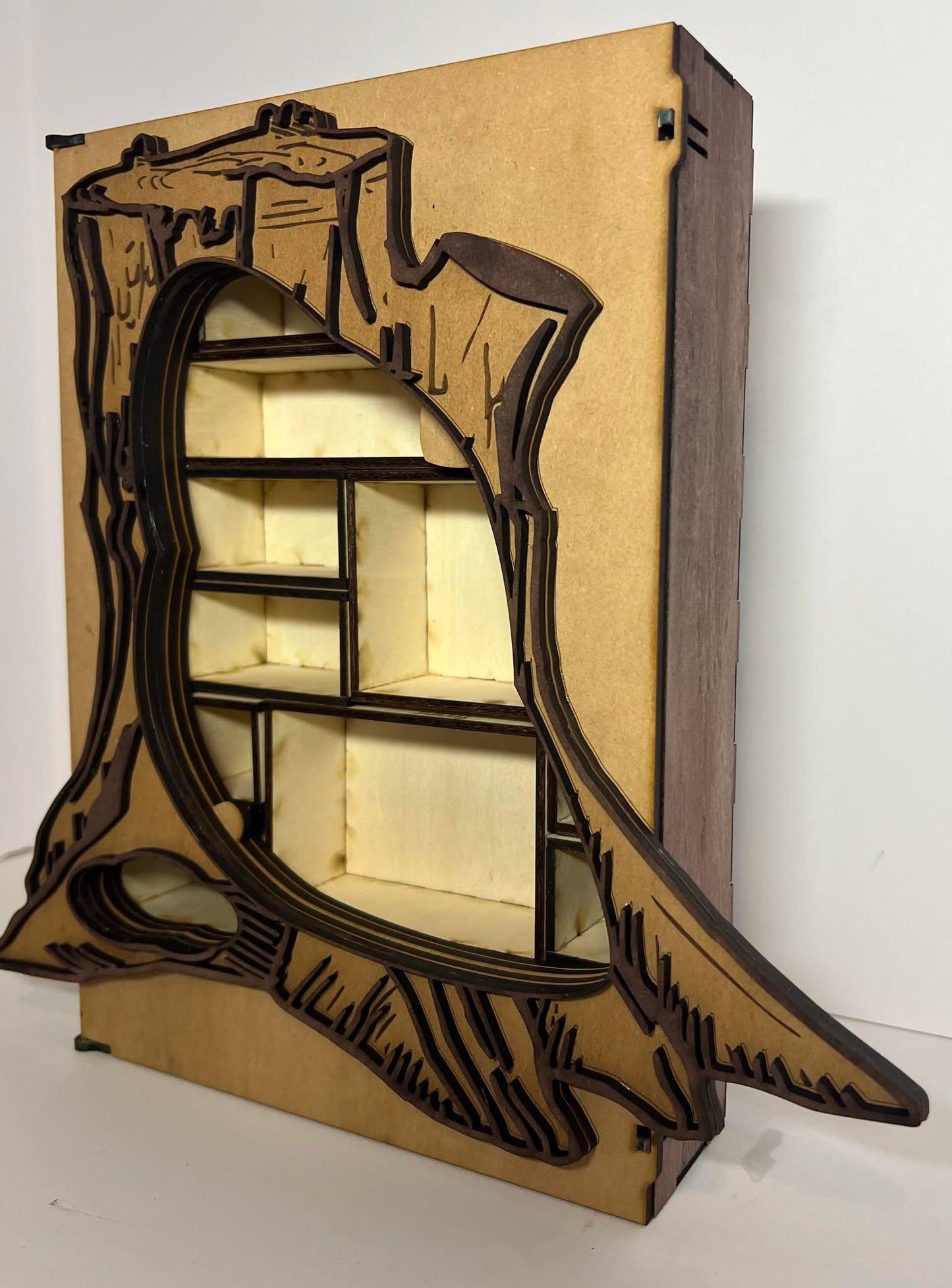 1:48-144 Modular Fairy Treehouse Dollhouse Room box/ Shadowbox KIT