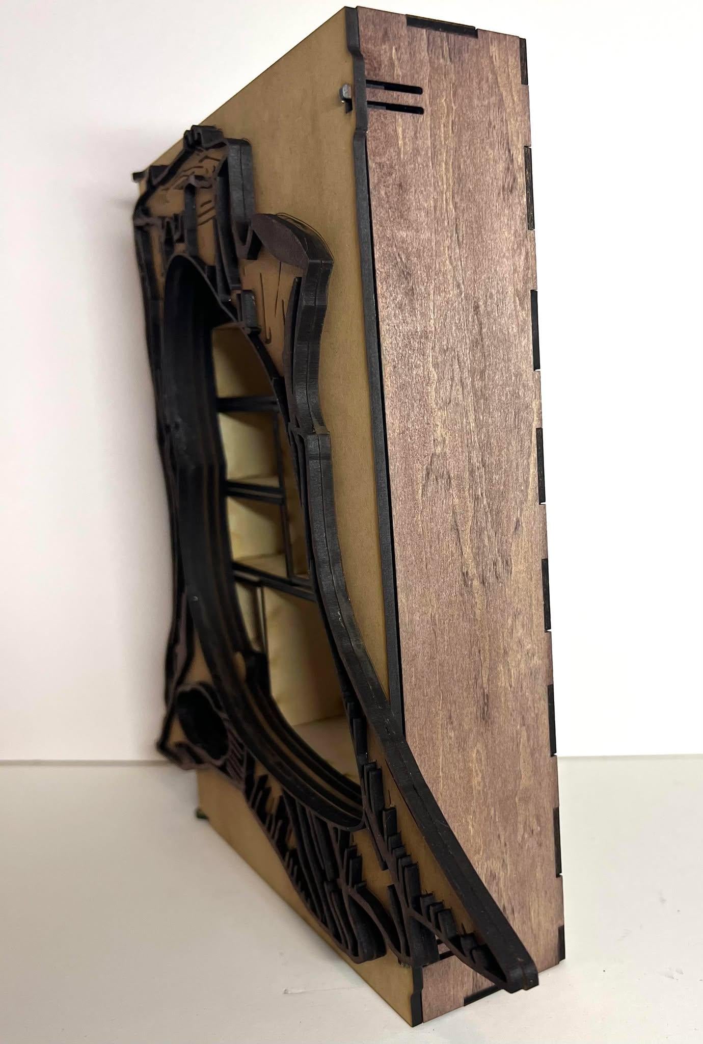 Built for you 1:48-144 Modular Fairy Treehouse Dollhouse Room box/ Shadowbox