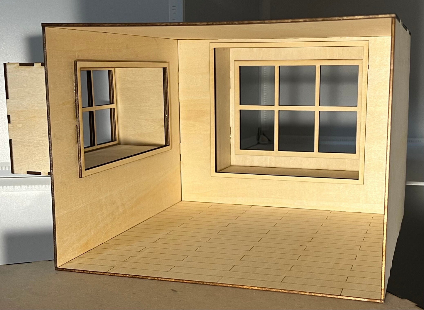 1:12 Dollhouse Roombox with Window Seat KIT