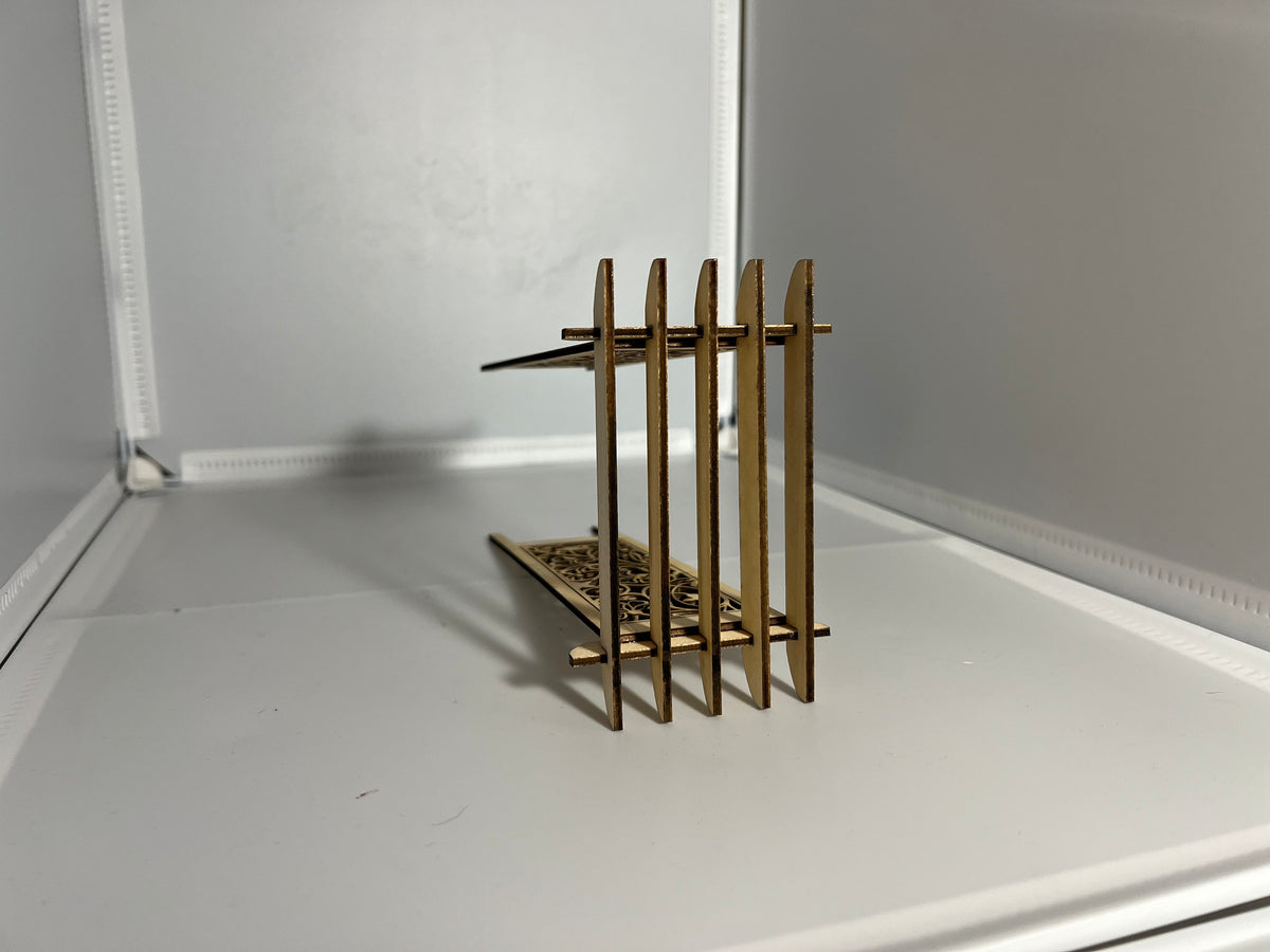 Arbor Garden Trellis DIY Kit - 1:12 Scale Dollhouse Furniture