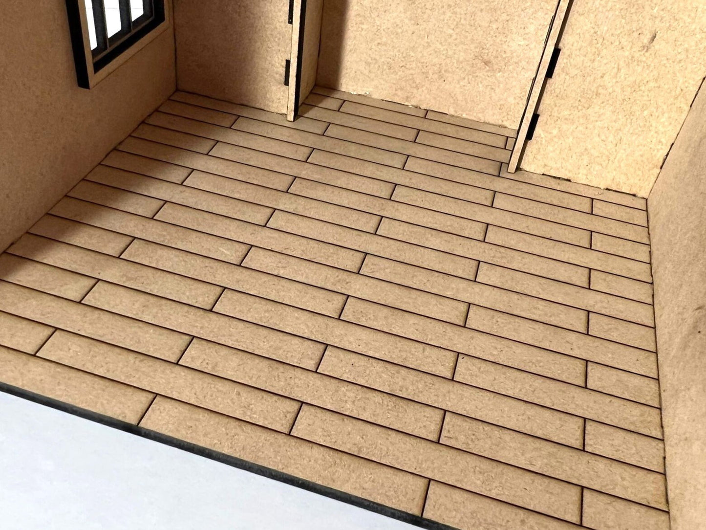 1:24 Church Study Dollhouse Room box KIT