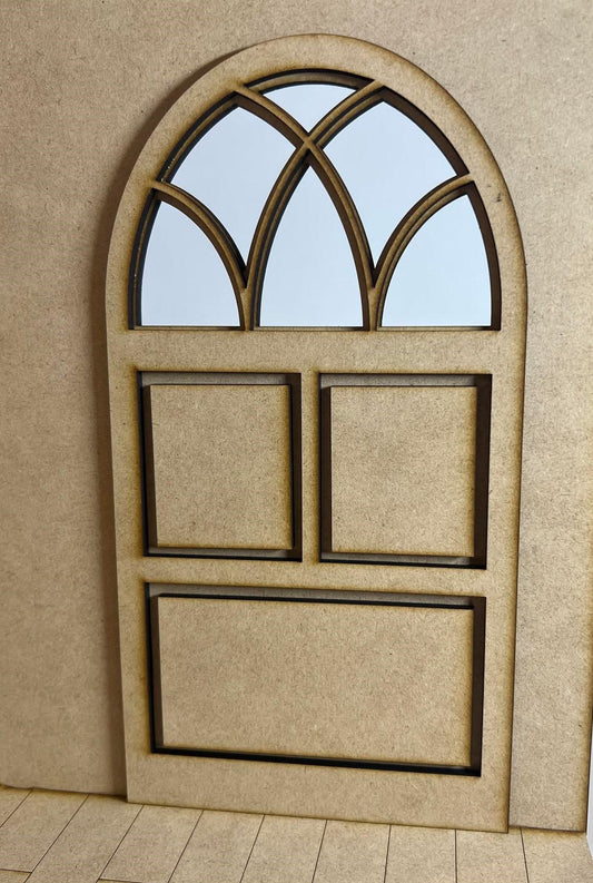 Miniature Library Room Box Kit â€“ 1:12 Scale DIY Dollhouse Bookshelf Room